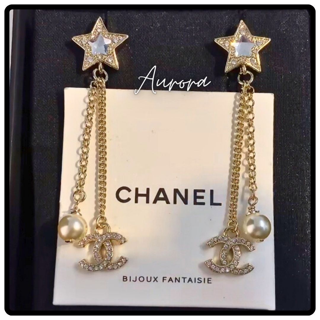【24-25AW クルーズ 最新作♪】 CHANEL ペンダント ピアス 24-25AW Cruise最新作♪】CHANEL ペンダント ピアス