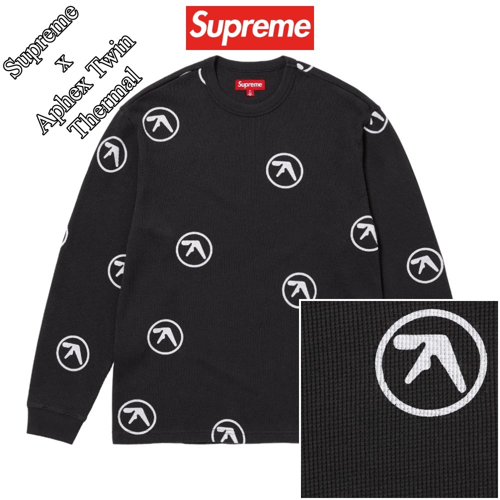 【Supreme x Aphex Twin】Thermal★Black★25SS★