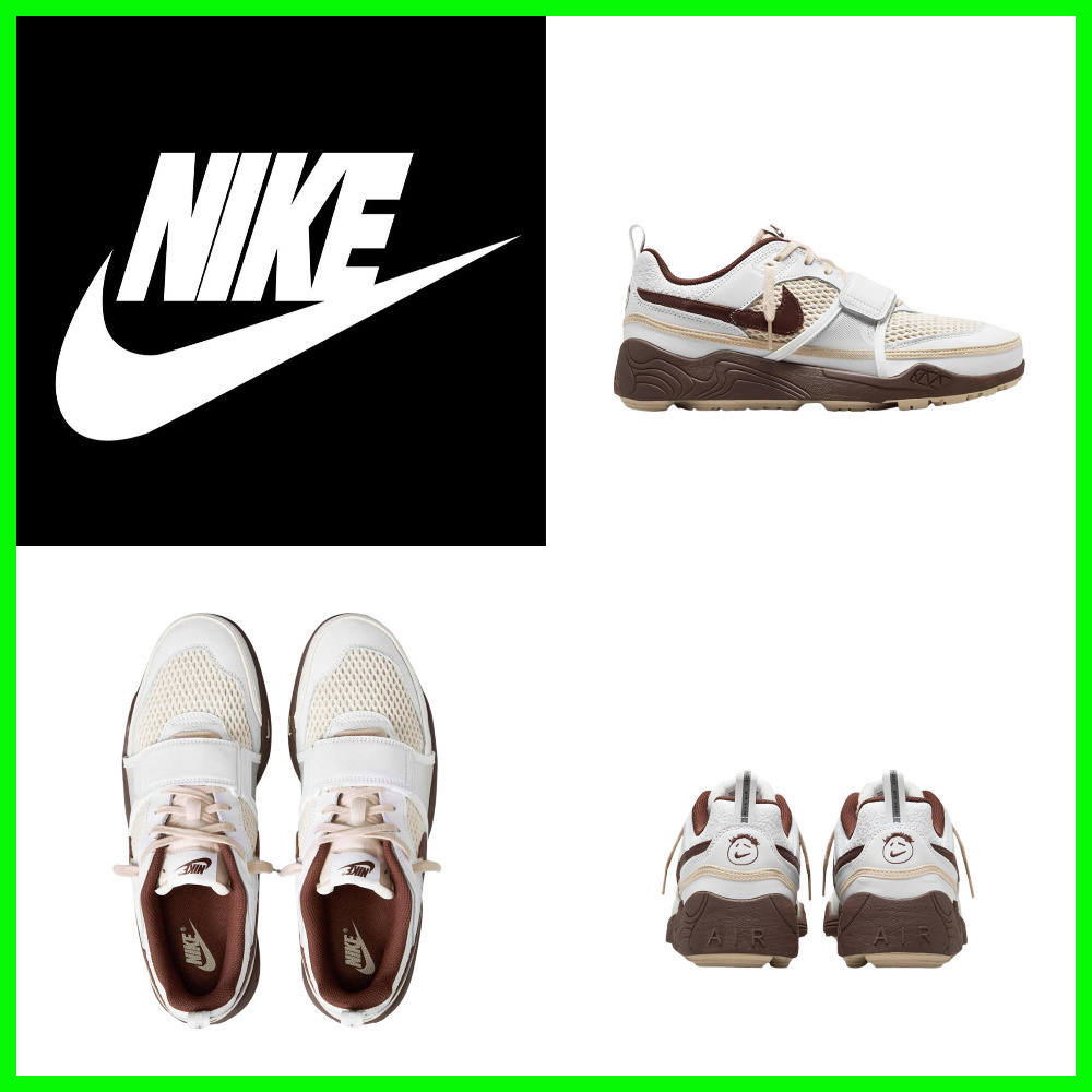 ★Nike x Travis Scott Zoom Field Jaxx White and Chocolate★