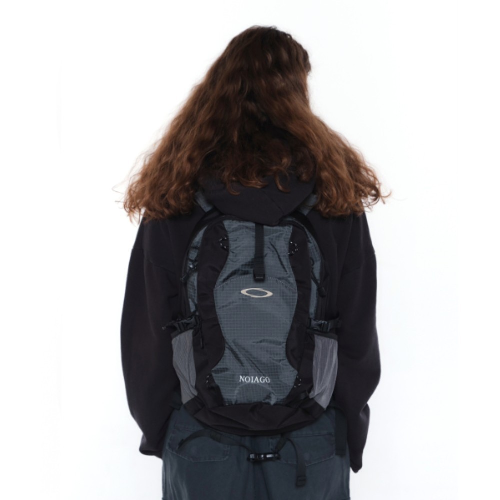 ★NOIAGO★ Nylon Daily Backpack Charcoal