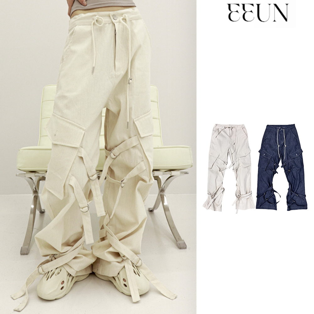 【EEUN】Band cargo pants