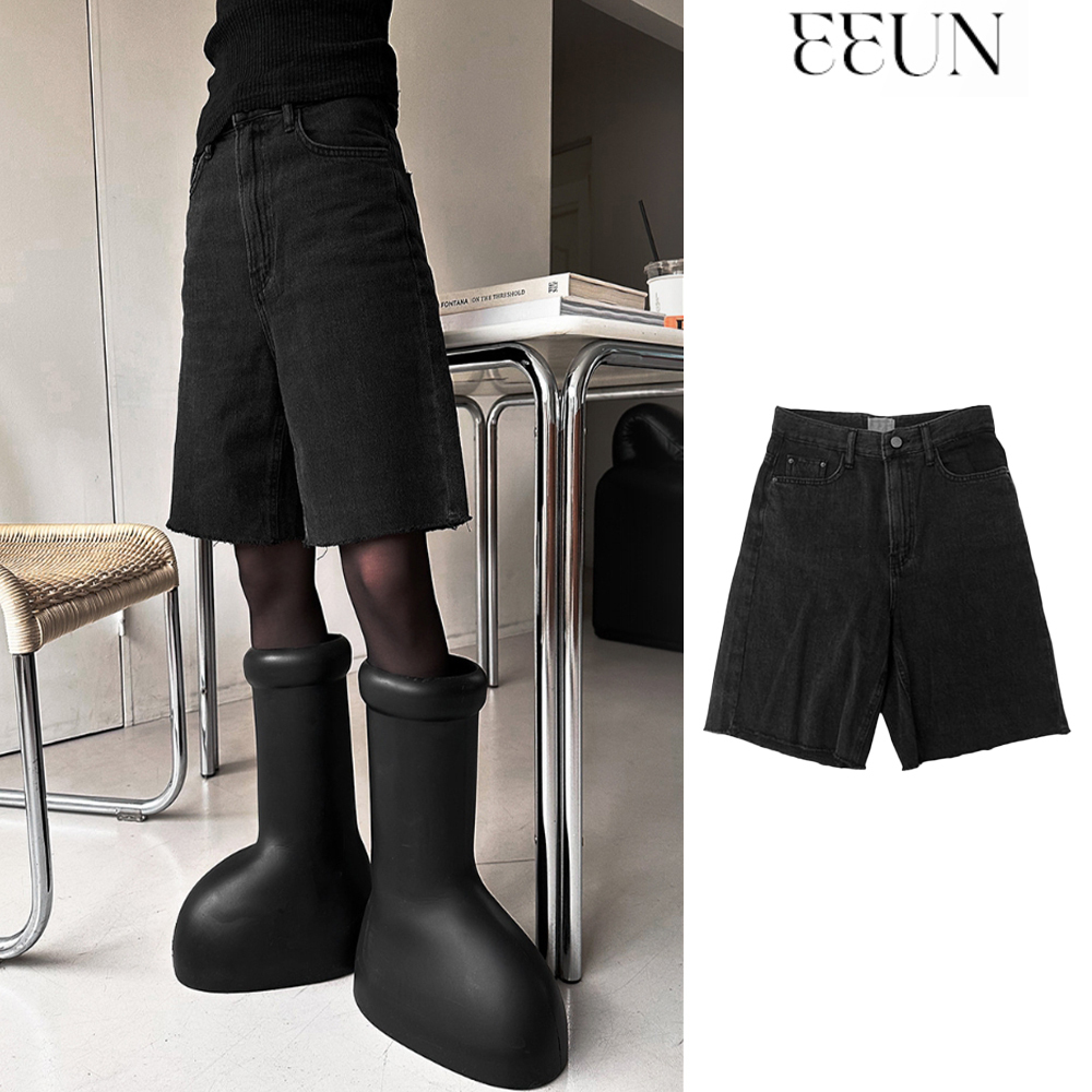 【EEUN】Receipt denim pants