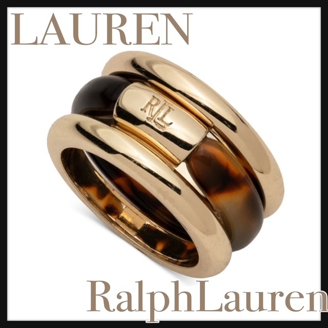 NEW★Ralph Lauren★トータスルック・スタックリング