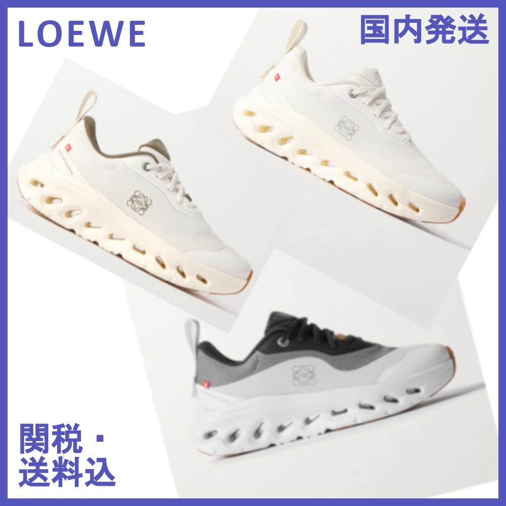【LOEWE】 +ON Cloudtilt 2.0 リサイクルニット スニーカー♪