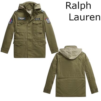 Ralph Lauren ダークグリーン キッズコート グリーン（緑）系 Ralph Lauren(ラルフローレン) キッズアウター