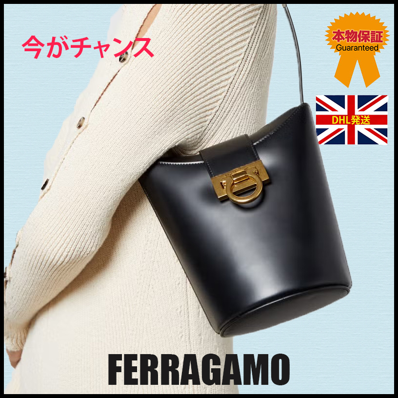 【FERRAGAMO】今がチャンス★Trifolio バケットバッグ
