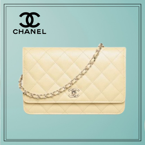 【25S 新作パステルカラー♡】CHANEL チェーンウォレット