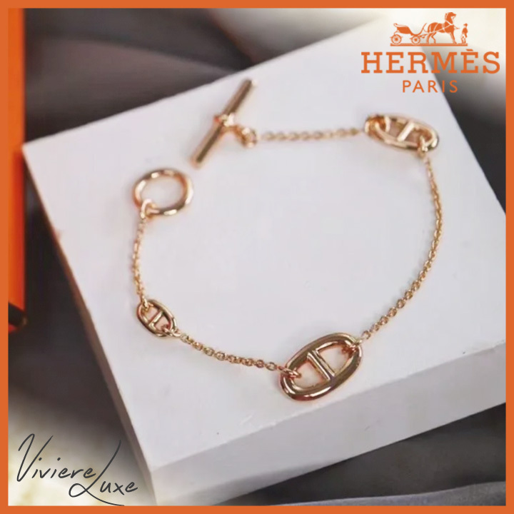 *上品なアクセント♪*【HERMES】ファランドール ブレスレット