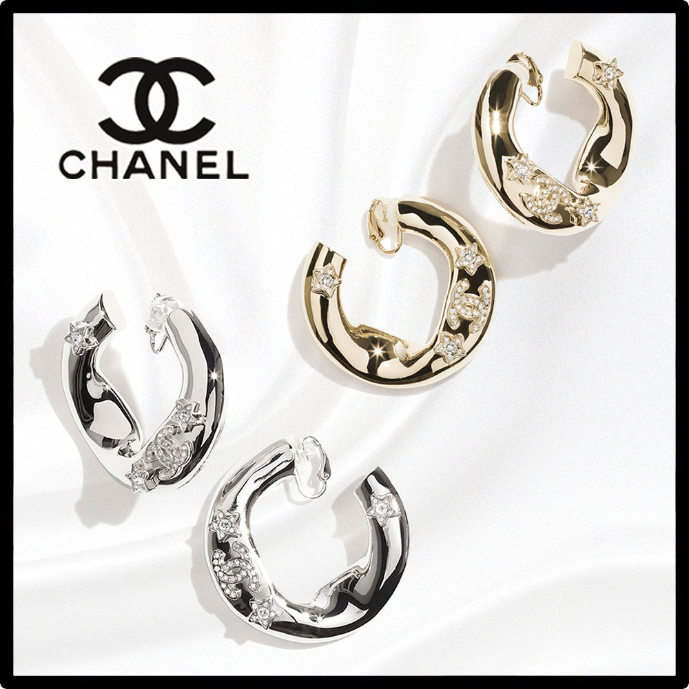 スクエア型！】CHANEL ピアス