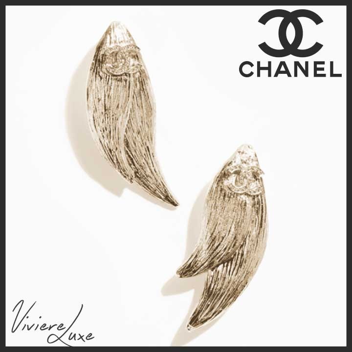 *上品な輝きで華やかに*【CHANEL】メタル&ストラスピアス