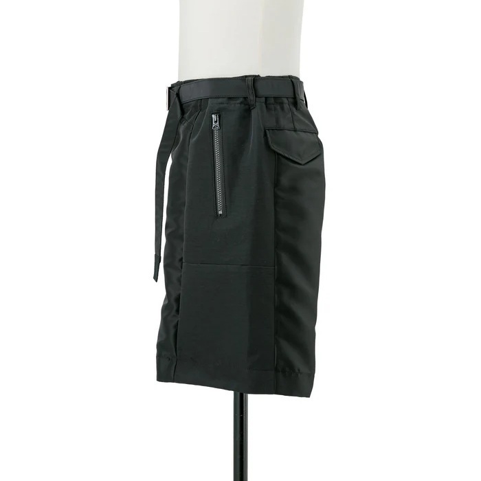 sacai 国内買付 Nylon Twill x Grosgrain Shorts sacai Nylon Twill x Grosgrain Shorts – mou by ACROPOLIS