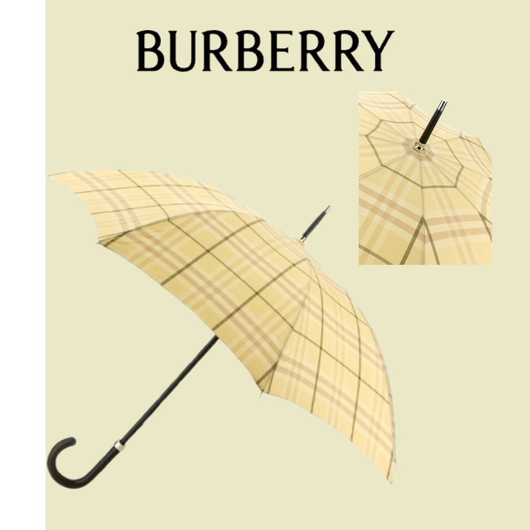 Burberry's チェック柄 折りたたみ傘 美品】Burberrys 折りたたみ傘 チェック柄 - メルカリ