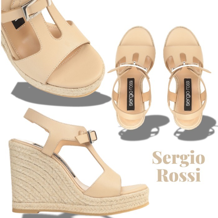 ★SS25新作★【Sergio Rossi】sr Nora- Sandals Chalk