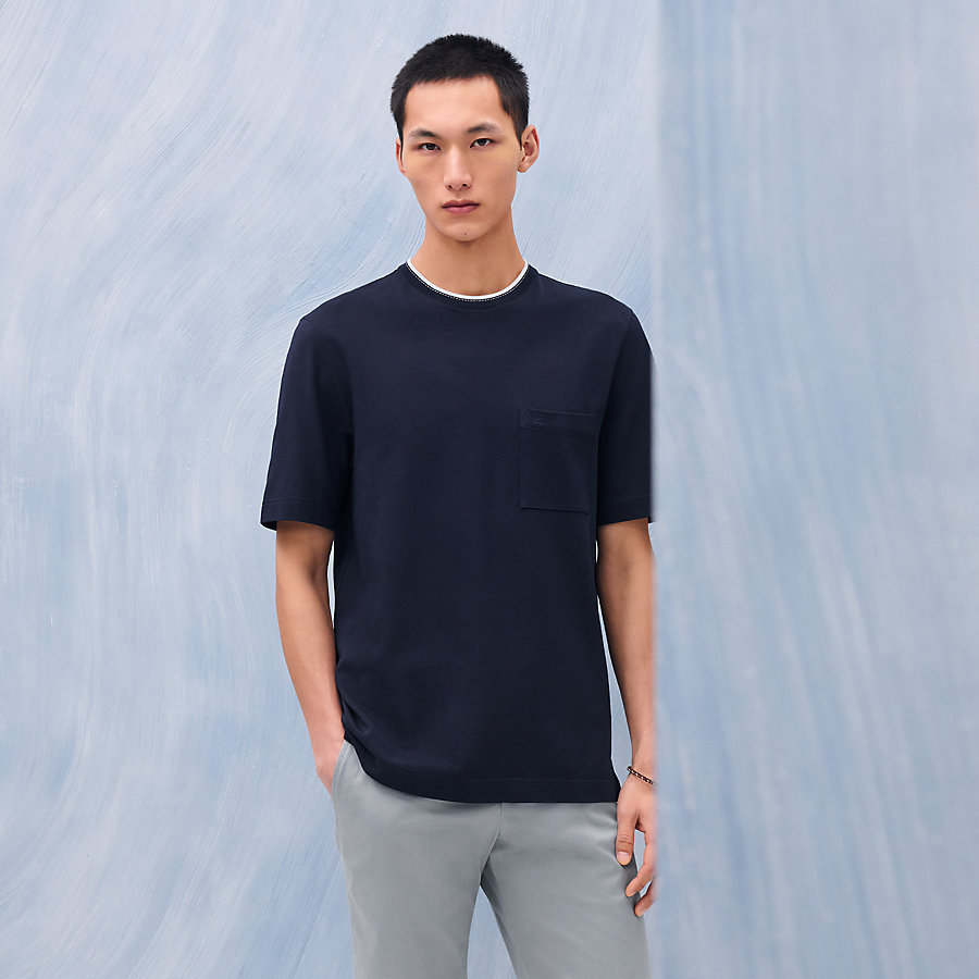 【シンプル☆】HERMES Tシャツ サドルステッチ ☆シンプルで使い易い☆HERMES サドルステッチ Tシャツ