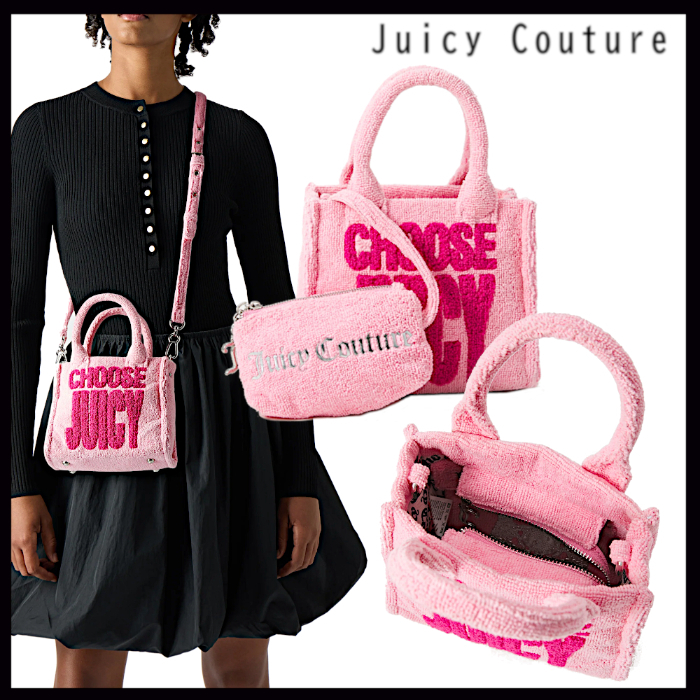 桜【JUICY COUTURE】IRIS ロゴ ハンド ショルダー バッグ ポーチ