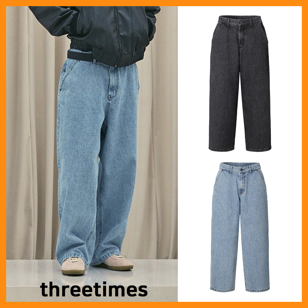大人気 【threetimes】 Balloon baggy jeans ★送料・関税込★