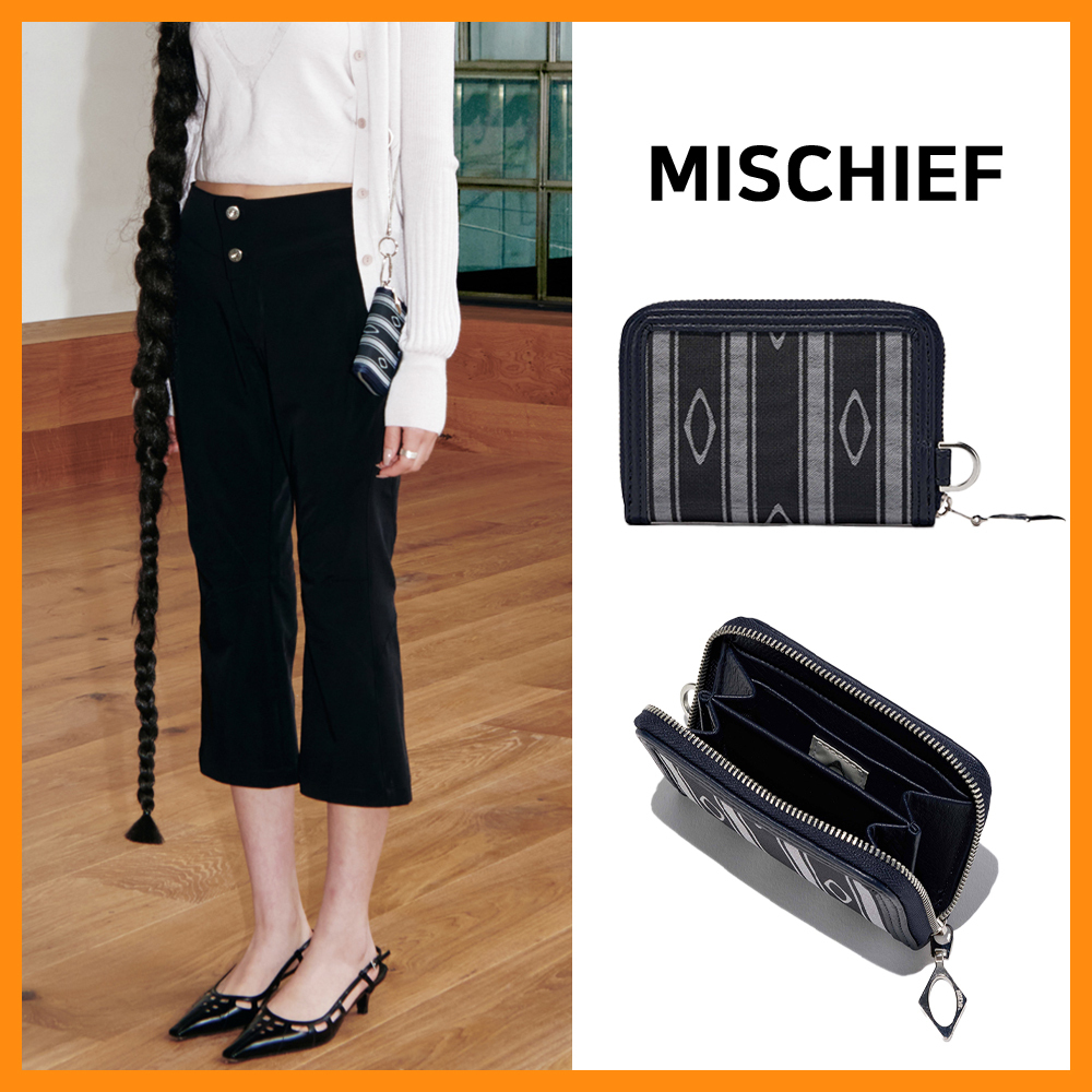 【MISCHIEF】 JACQUARD ZIP-AROUND WALLET ★送料・関税込★