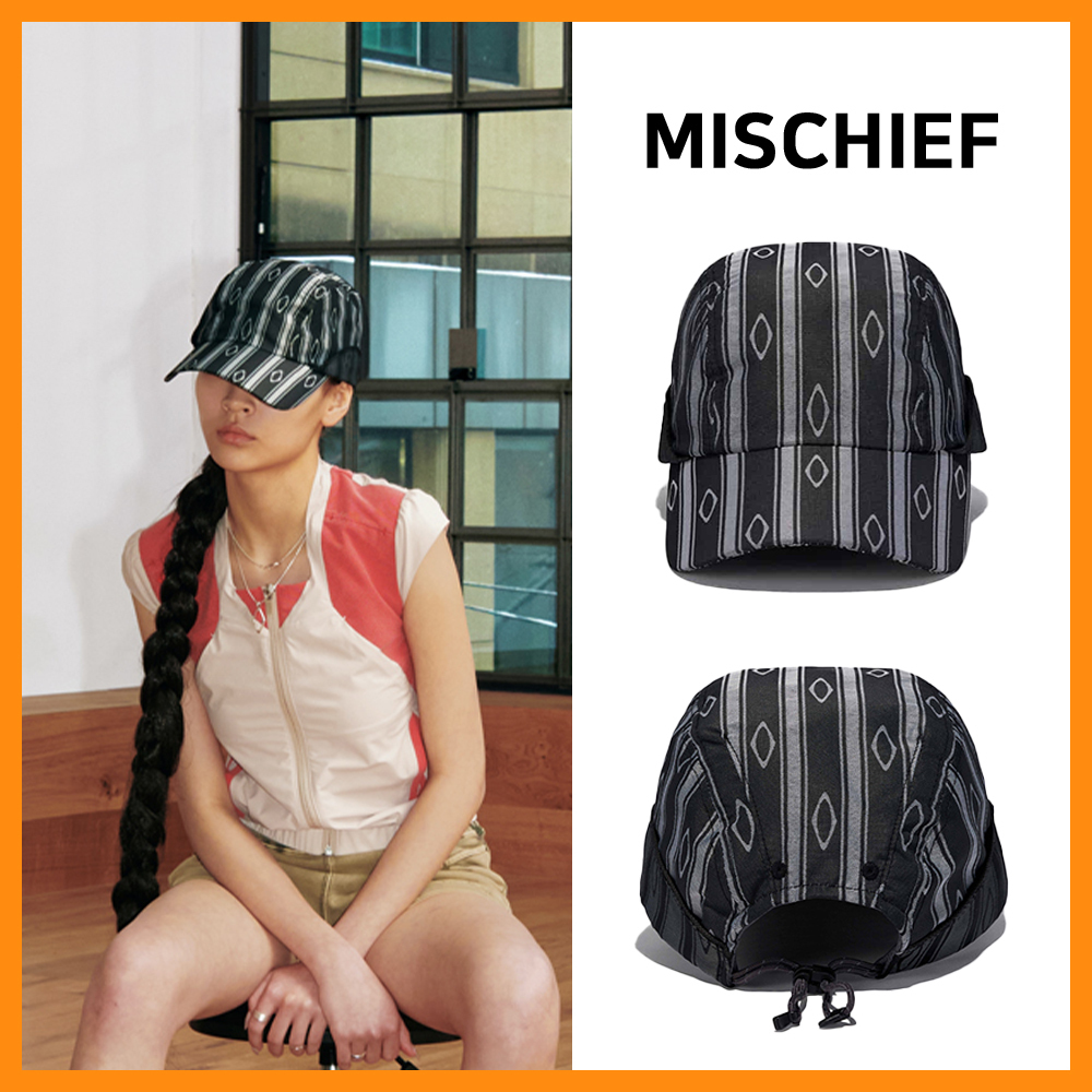 大人気 【MISCHIEF】 JACQUARD CAMP CAP ★送料・関税込★
