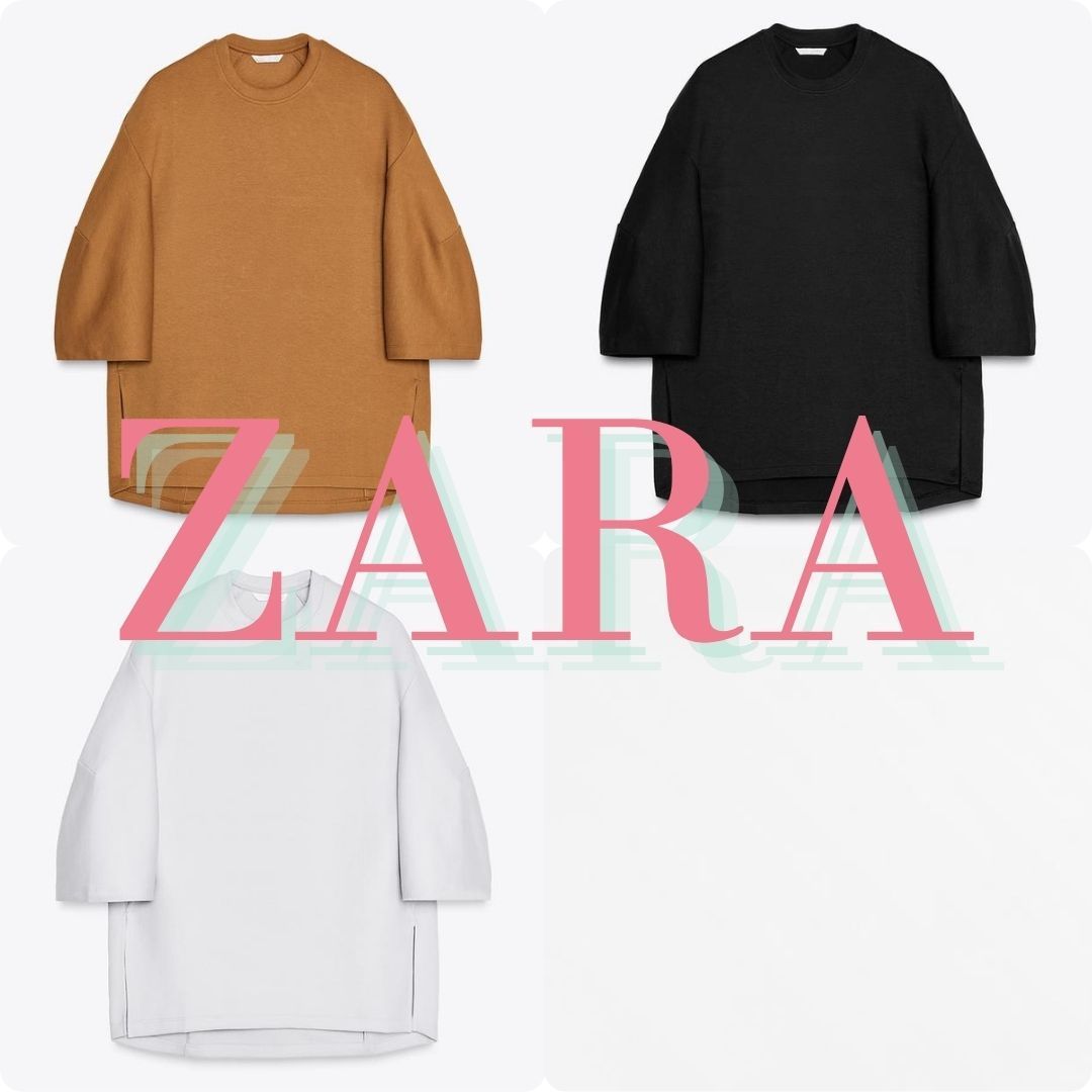 ZARA インターロックTシャツ 3641/310