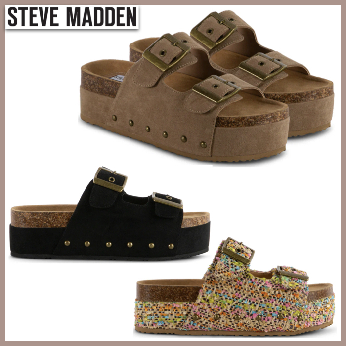 ★STEVE MADDEN ★スタッズ★ 厚底★ プラットフォームサンダル