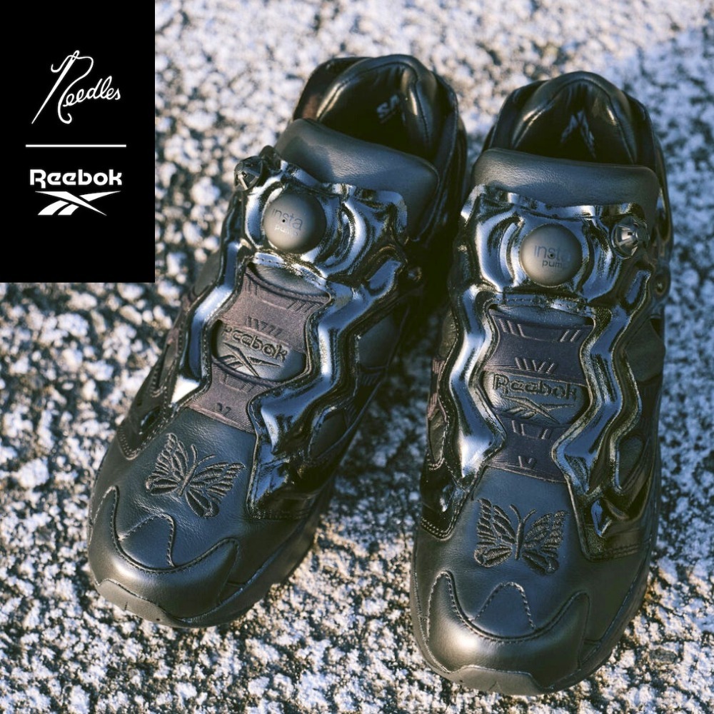 関税送料込♪Reebok x Needles/Instapump Fury 94 Black