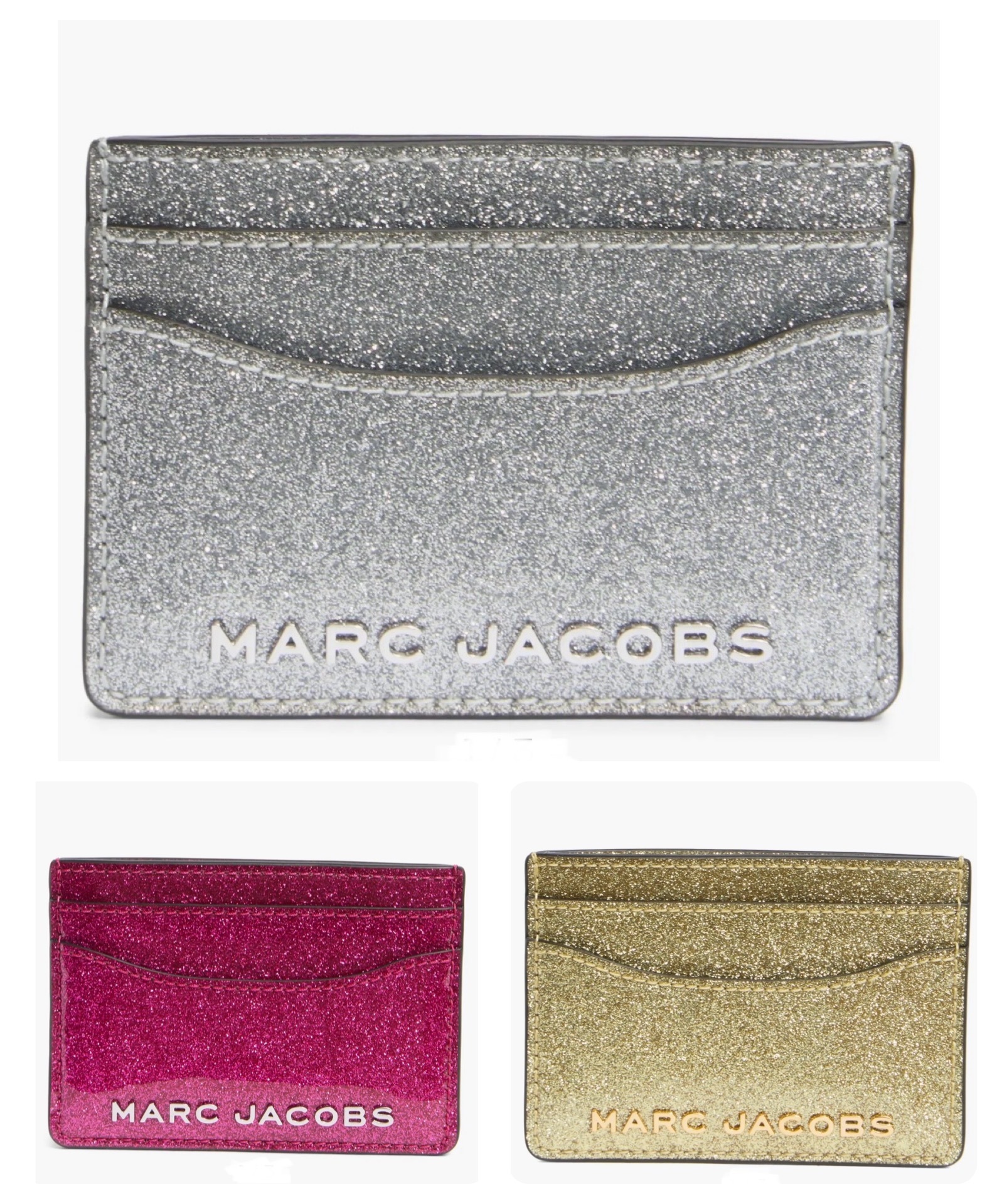 即ゲット ☆Marc Jacobs☆ Glitter Card Case