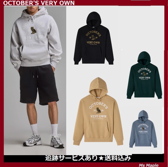 リラックスフィット☆【OCTOBER’S VERY OWN】カレッジ フーディ