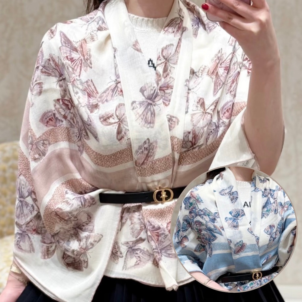 【羽織るだけでエレガントスタイルに♡】DIOR ショール