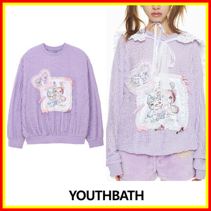 韓国 YOUTHBATH(ユースバス) スウェット・トレーナー(レディース