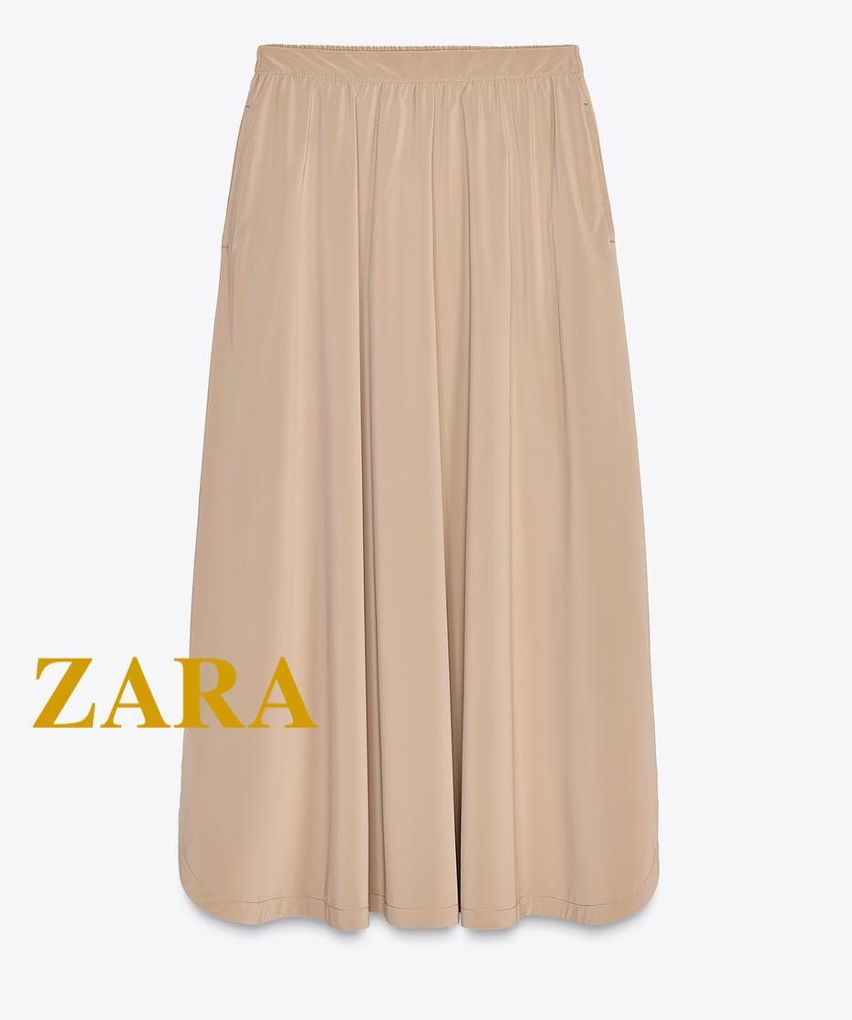 ☆ドイツ発*ZARA*新作*ラウンドカットスカート/CL☆
