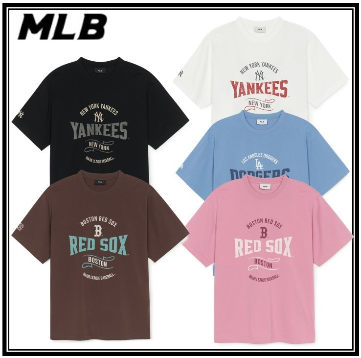 Tシャツ・カットソー [MLB] VARSITY VINTAGE COLOR RAPHICS OVER FIT SHORT T-SHIRT