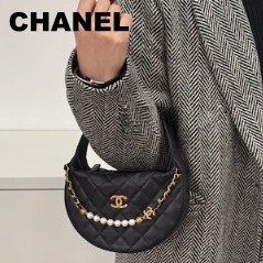 【上品お洒落♡パール 25S】CHANEL ショルダーバッグ