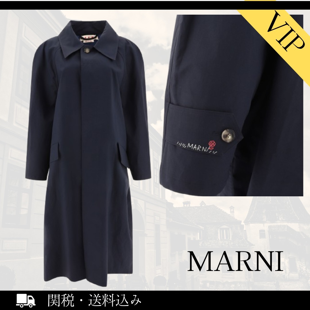 関税送料込【MARNI 】コットンレインコート