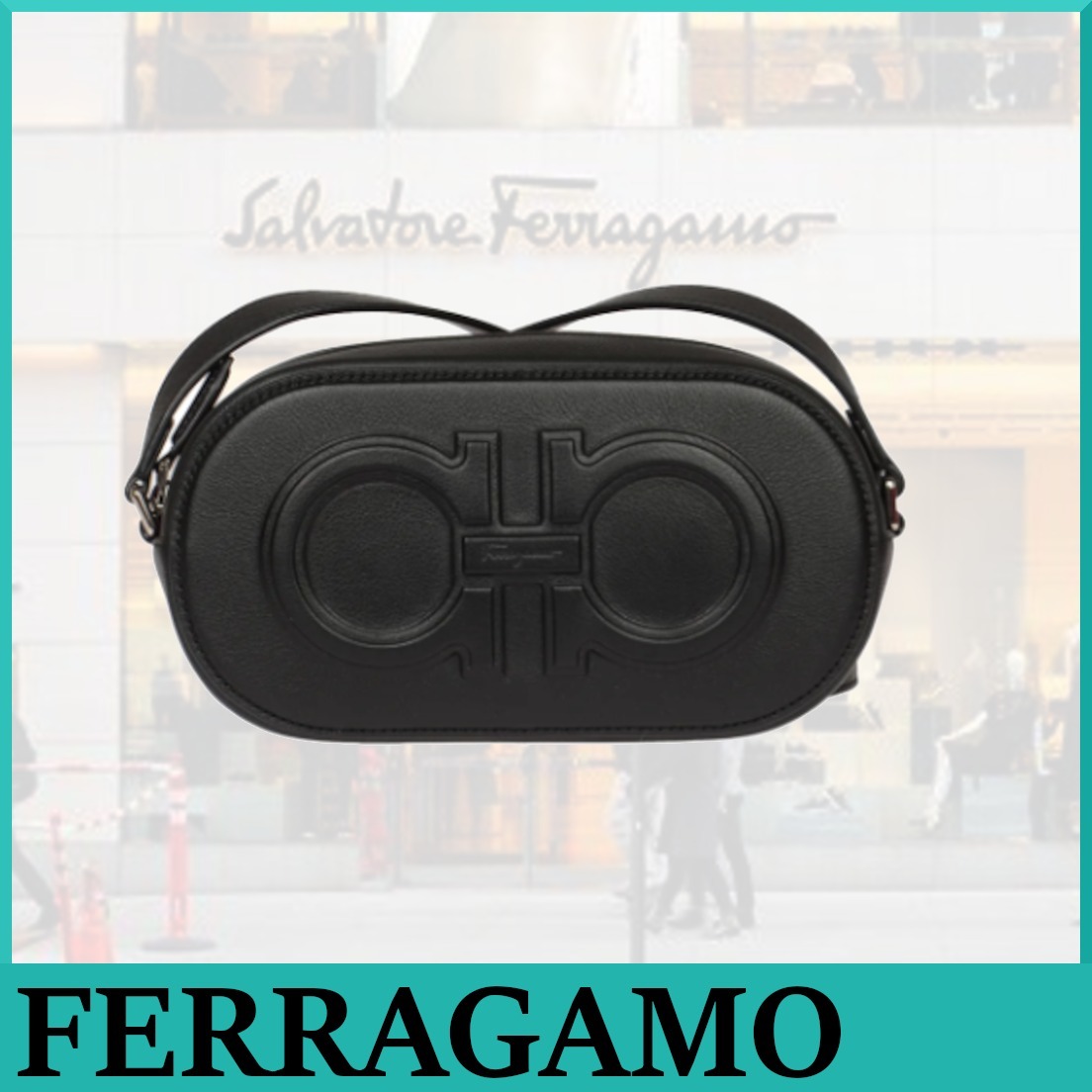 Ferragamo★ダブル ガンシオ クロスボディ バッグ