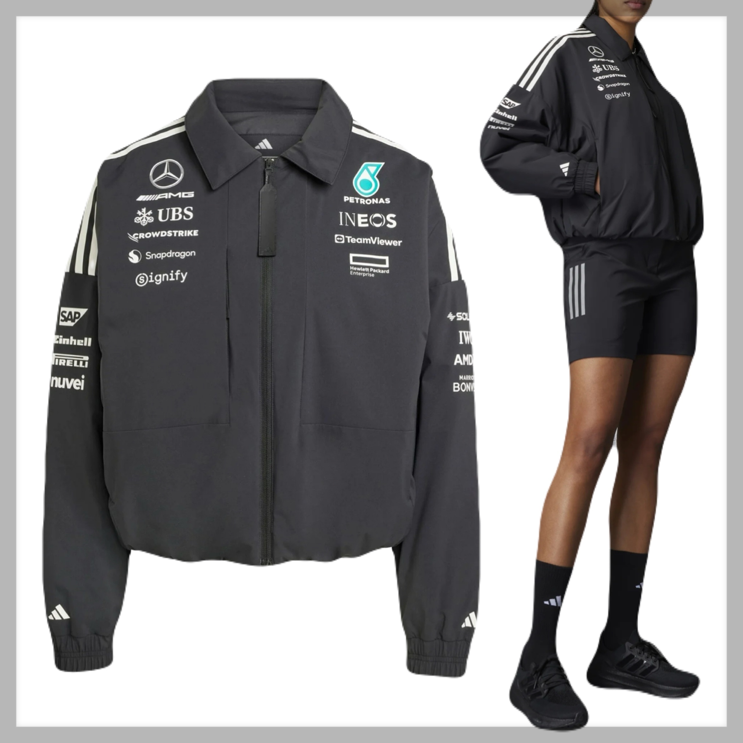 【adidas】メルセデス AMGペトロナス F1チーム ジャケット/black