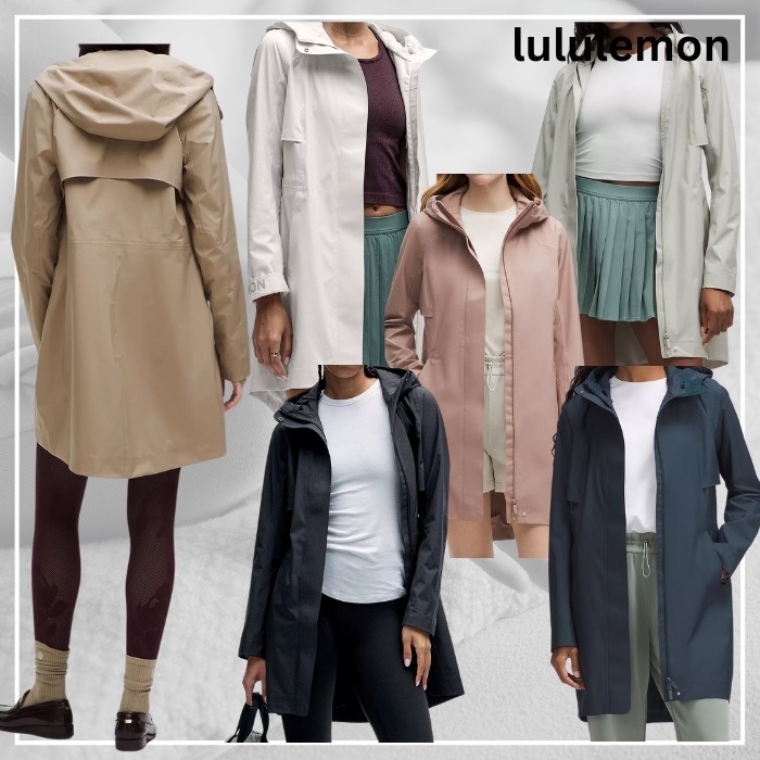 雨の日もスタイリッシュ＊lululemon＊レイン レベル ジャケット
