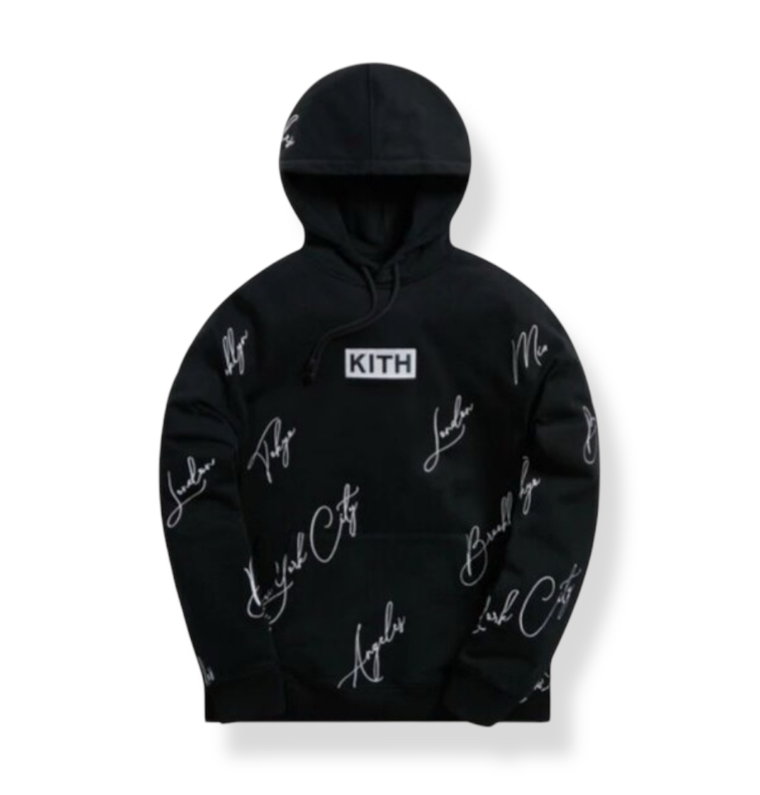 ☆ KITH city script hoodie 限定パーカー ☆