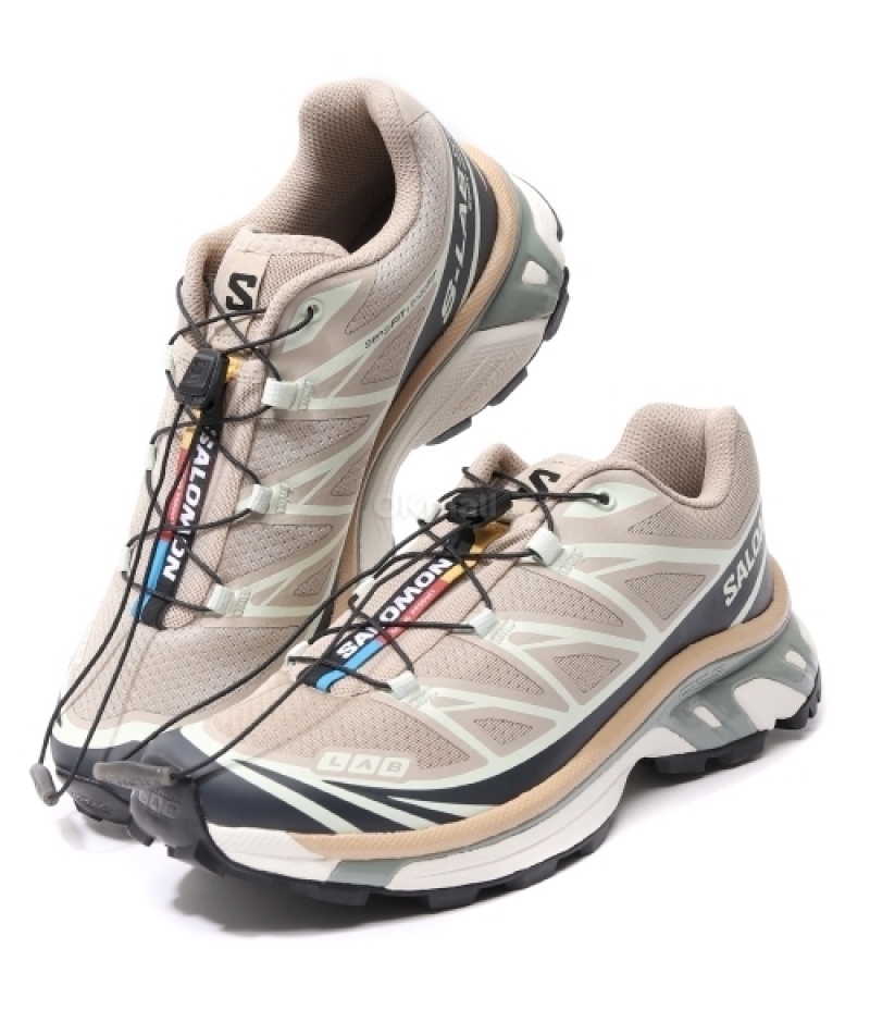 SALOMON｜SNEAKERS (XT-6 (Oxford Tan/Carbon/Clearly Aqua)