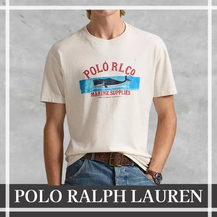 【POLO RALPH LAUREN】Deckwash White グラフィック Tシャツ