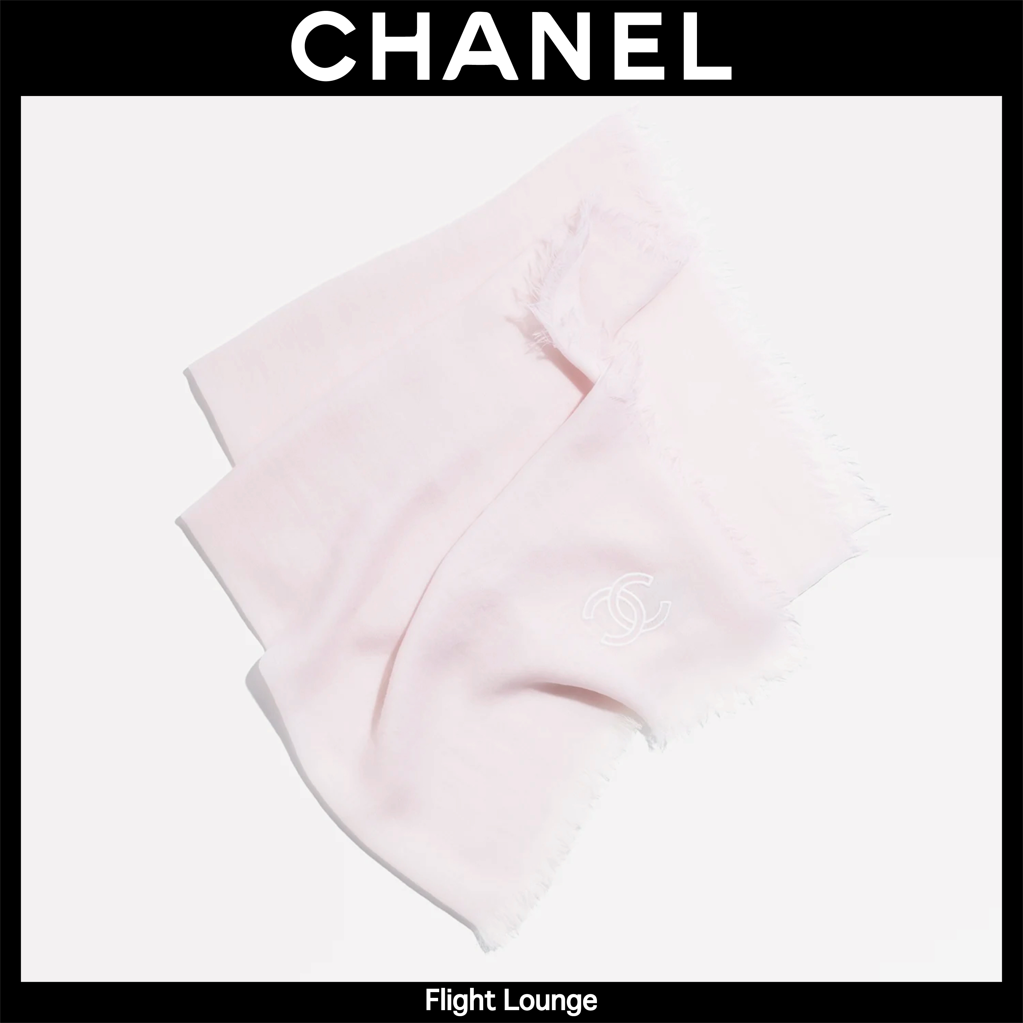 春夏カラー♪淡いピンク CHANEL ストール カシミヤ 25P
