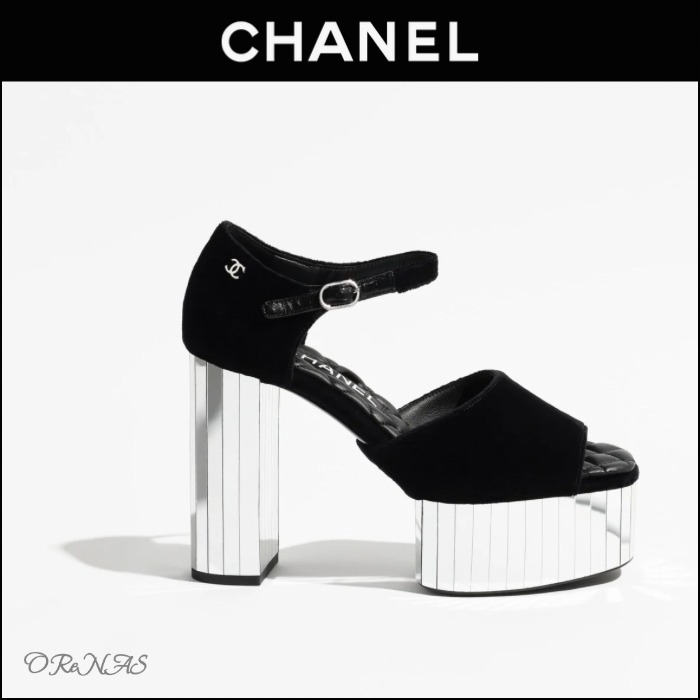 【ヒールが魅力的♪】CHANEL☆スタイルアップサンダル