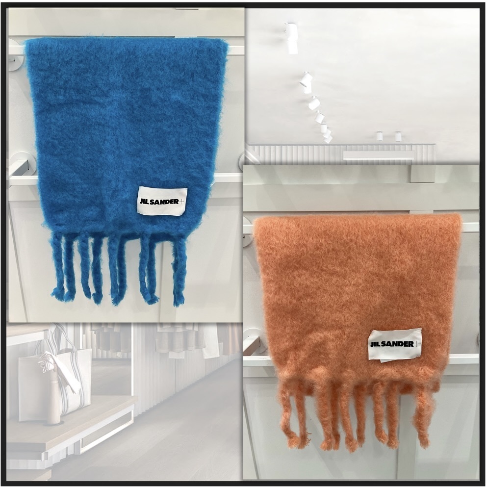 直営店☆JIL SANDER☆最終SALE! Jil Sander+ モヘアマフラー/2色