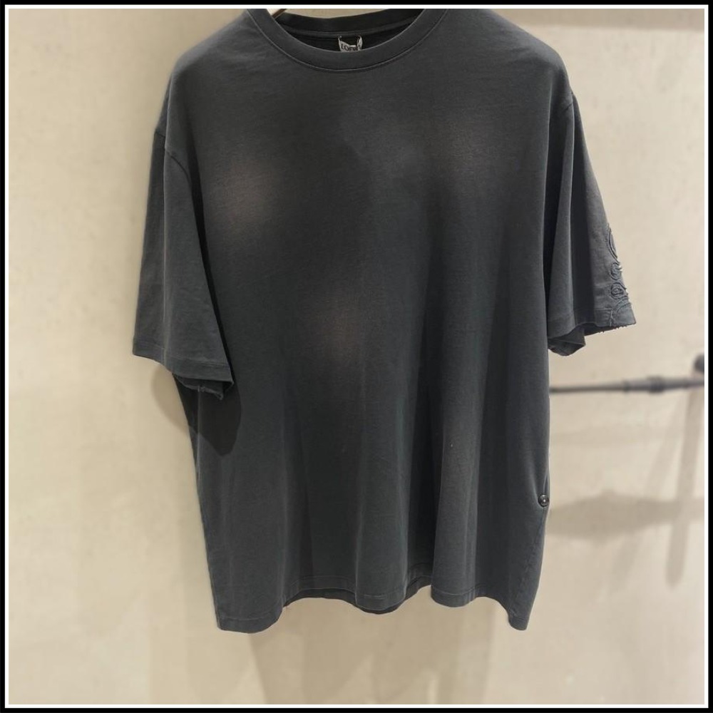 25新作 ロエベ ルーズフィット Tシャツ メンズ コットン 半袖