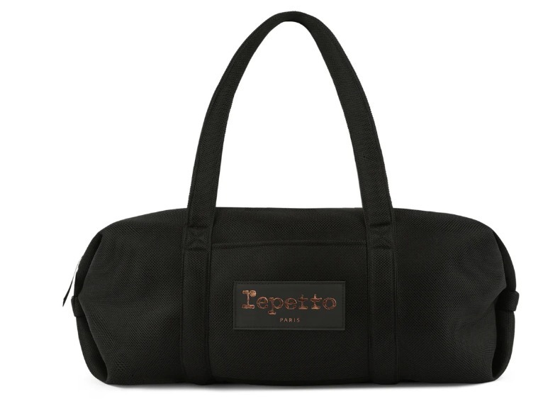可愛い メッシュ素材☆Repetto☆ロゴ付 ダッフルバッグ Lサイズ
