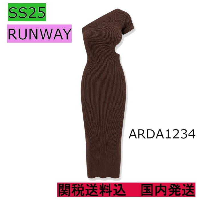 【Max Mara Sfilata】[アルダ] ビスコースクレープ ニットドレス