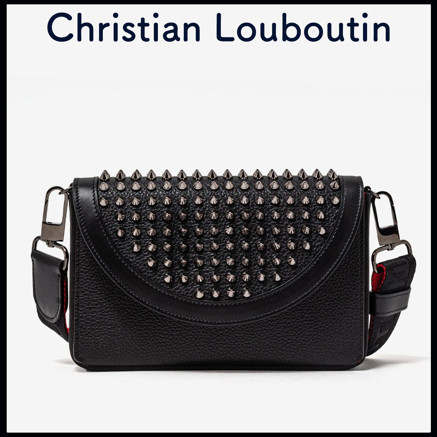 Christian Louboutin Funky チェーンウォレット - レザー Black