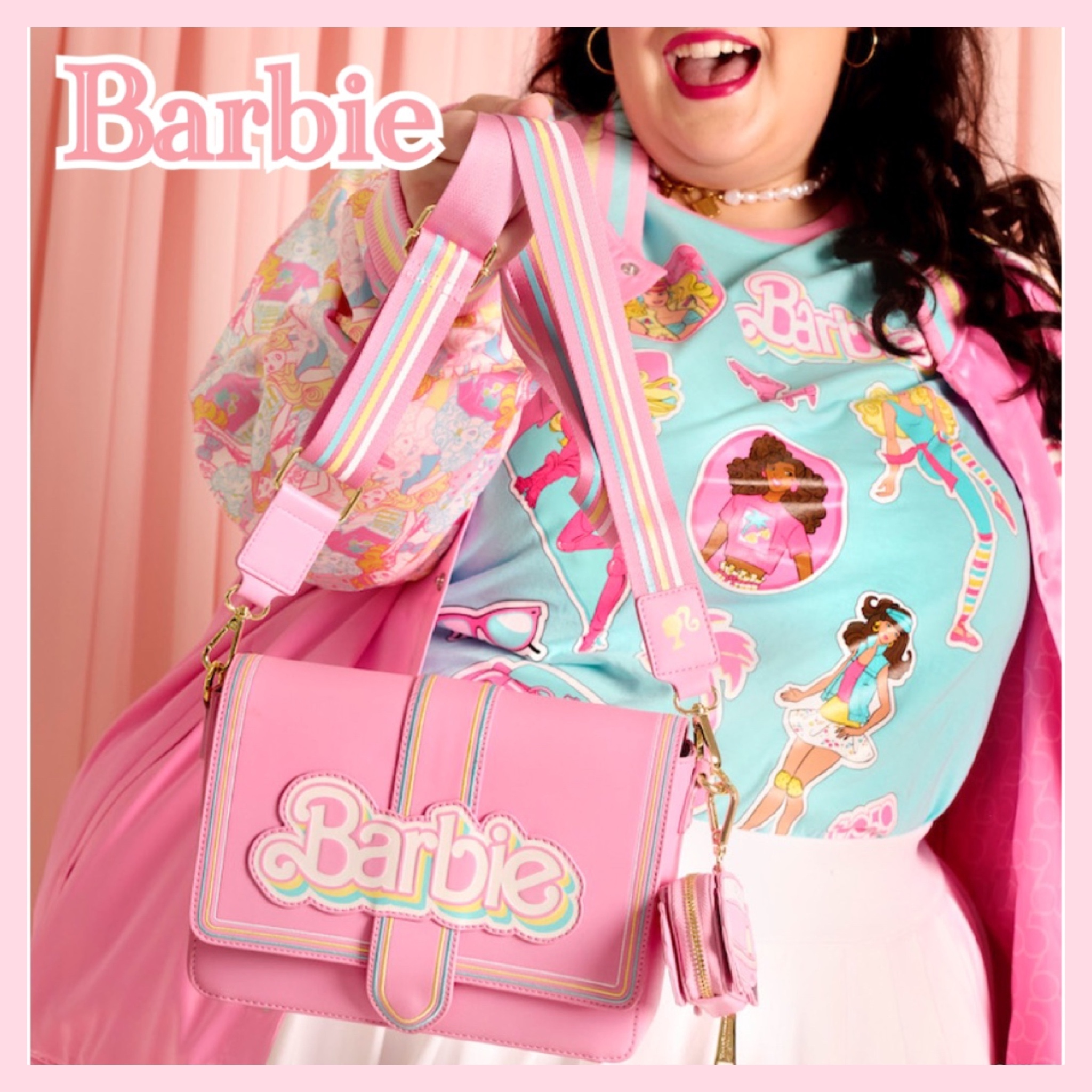 関税込◆特価【Barbie】バービー 65周年 クロスボディ バッグ