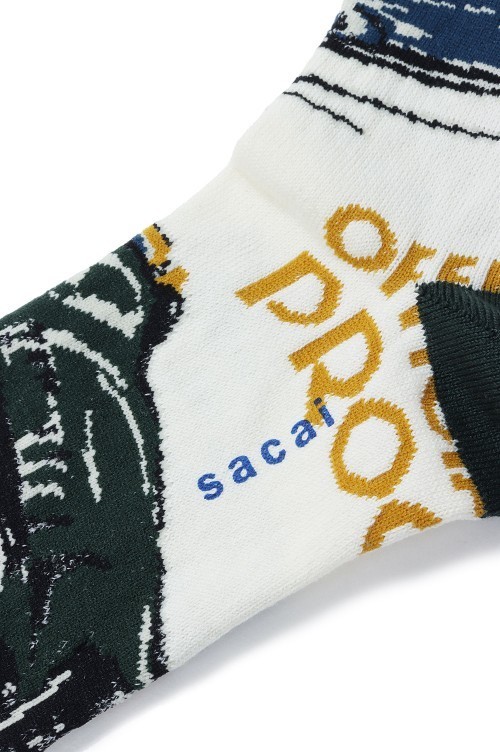 タキマキ愛用《Sacai》Car Race クルーソックス