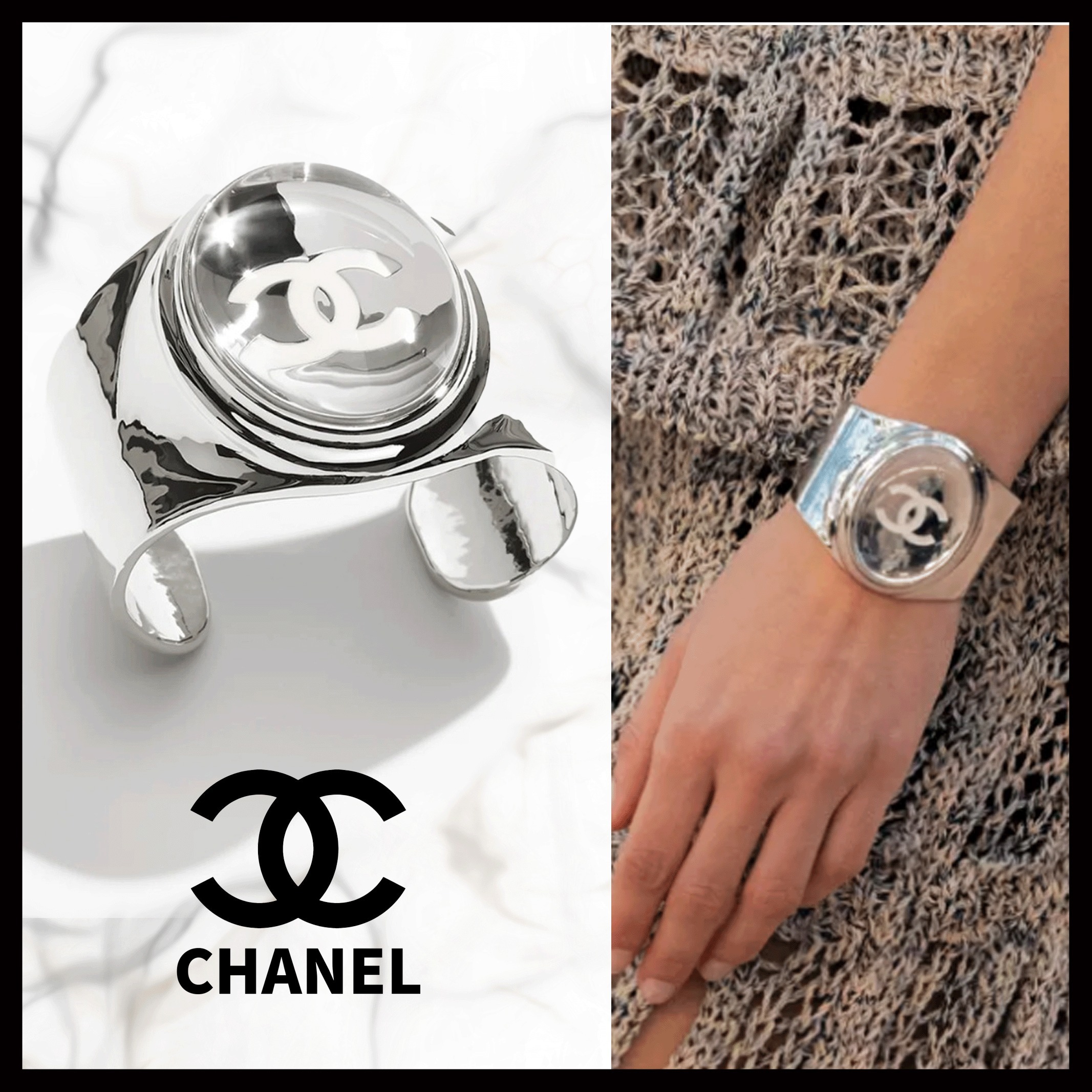 【CHANEL】抜群の存在感★25ss バングル ブレスレット