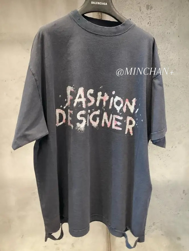 【BALENCIAGA】FASHiON DESiGNER T-shirts Tシャツ